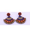 Handpainted Terracotta Jewellery – Ear rings Handpainted Terracotta Jewellery – Ear rings